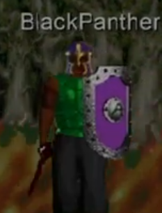 BlackPanther's main character in-game